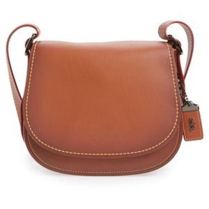 Coach 1941 Glovetanned Leather Saddle 23” Purse